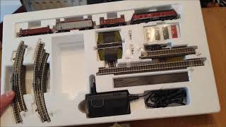 Fleischmann N Gauge Freight StartSet 9393 Unboxing [upl. by Ainnat]