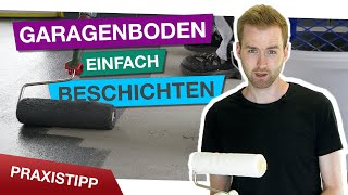 Garagenboden Beschichten leicht gemacht [upl. by Dido]