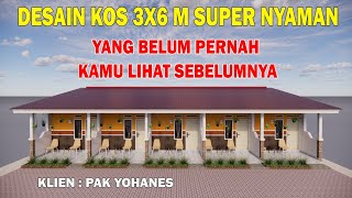 DESAIN KOS KOSAN 3X6 M  SUPER NYAMAN DAN ANTI PENGAP [upl. by Wei]