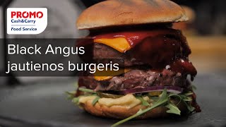 Dvigubas Black Angus jautienos burgeris [upl. by Frayda]