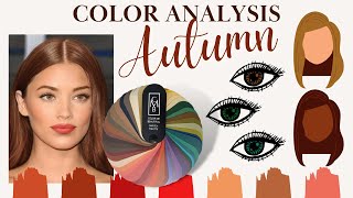 Autumn Color AnalysisHair Eye amp Skintone  How To Determine If Youre Autumn  Best Makeup Shades [upl. by Hourigan430]