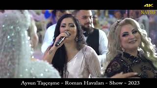 Aysun Taşçeşme  Roman Havaları  Show 2023  GrupMustafalar  LIVE 4K Haskovo Bulgaristan [upl. by Leahcimsemaj995]