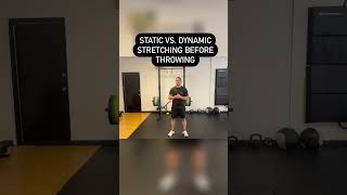 Static Vs Dynamic Stretching for Pitchers [upl. by Ecnerwaled]