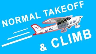 Epic Flight Academy  Normal Takeoff amp Climb Flight Demonstration [upl. by Ahlgren]