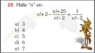 FACTORIALES  ÁLGEBRA  UNSA AREQUIPA [upl. by Reid]