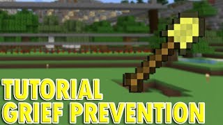 Tutorial GriefPrevention  Minecraft Plugin [upl. by Lemhar]