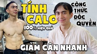 CÁCH TÍNH CALO GIẢM CÂN DỄ NHẤT  Ăn bao nhiêu là an toàn [upl. by Thurston]