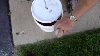 Homemade lax ball degreaser [upl. by Annahavas]