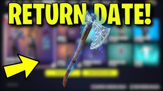 LEVIATHAN AXE RETURN DATE in FORTNITE ITEM SHOP Leviathan Axe Pickaxe Returning 2023 OG [upl. by Etselec]