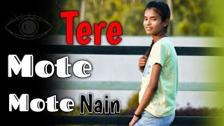 तेरे मोटे मोटे नैन  Viral Song Dance  Tere Mote Mote Nain  Pakhi  Ranjeet Dance World [upl. by Nylicaj]