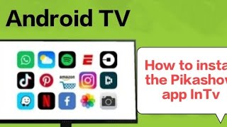 Google TV Mein App kaise Download Kare  How to Install Pikashow in Google TV [upl. by Rebba]