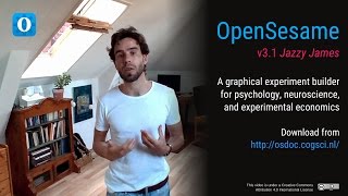 Creating a psychology experiment with OpenSesame 31 [upl. by Esined]