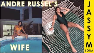 Jassym Lora Russel  Andre Russels Wife Hot Social Media Images Collection [upl. by Annai]