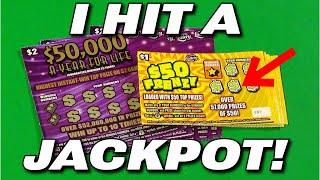 SOOD 1254 💥💥LOWBOY JACKPOT WIN 50 FRENZY 50K A YEAR FOR LIFE FL Lottery Scratchers [upl. by Nayar555]