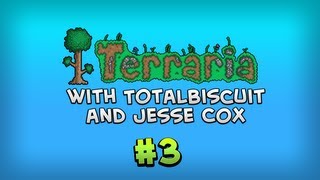 Terraria 12 Deep Place Mine  Episode 3  Jesse is bad at nature conservation [upl. by Rafaelita940]