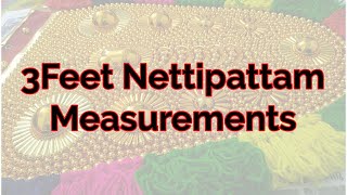 3feet nettipattam measurement Malayalam Tip Talks [upl. by Krever]