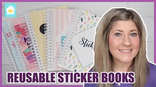 HOW I AM USING REUSABLE PLANNER STICKER BOOKS 2021 [upl. by Renny]