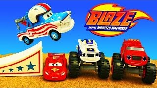 Blaze monster truck cartoon NEW [upl. by Yerffe]