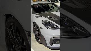 New Porsche Cayman GT4 RS WEISSACH 2024 Short Exterior Walkaround [upl. by Darla631]