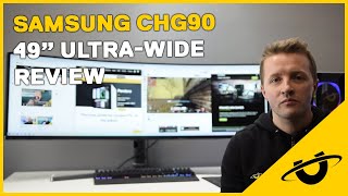 Samsung CHG90 Review  a 49quot wide monster [upl. by Nichani263]