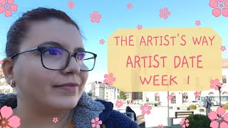 ARTIST DATE VLOG WEEK 1  THE ARTISTS WAY BY JULIA CAMERON [upl. by Filmer]