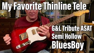 GampL Tribute ASAT Semi Hollow BluesBoy Electric Guitar  My Favorite Thinline Telecaster [upl. by Elleneg817]