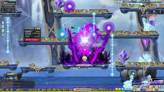 MapleStory  MapleSEA Mobbing Who says you need to jump around the map Single spot farm 310mobm [upl. by Leggat]