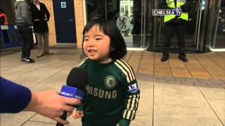 Young Chelsea fan sings Blue Is The Colour [upl. by Sunshine]