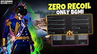 BGMI 31 UPDATE ZERO RECOIL Sensitivity  Control CODE 5 Finger Fastest Player  PUBG BGMI [upl. by Alue]