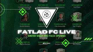 FATLAD LIVE  WINTER WILDCARD PACK OPENING [upl. by Felicdad]