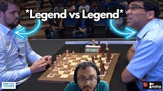 That stunning final move  Magnus Carlsen vs Vishy Anand  Tata Steel Chess India 2019 [upl. by Zsamot]