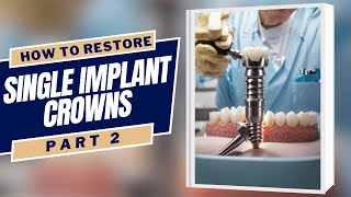 An Idiots Guide to Restoring Single Implant Crowns Part 2  PDP157 [upl. by Amasa70]