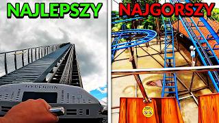 Najgorszy vs Najlepszy Rollercoaster  Energylandia 2024 [upl. by Mayyahk]