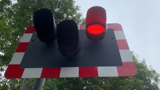 Nantwich Newcastle Road Level Crossing  Cheshire [upl. by Romeon284]