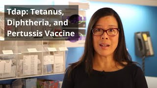 Tdap Tetanus Diphtheria and Pertussis Vaccine [upl. by Lach]