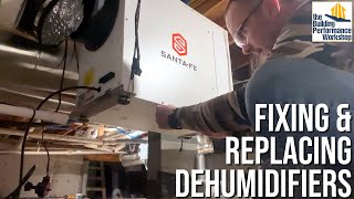 Dehumidifiers Diagnosing Fixing amp Replacing for Santa Fe Ultra 120 and Aprilaire E100 [upl. by Enirehtakyram171]