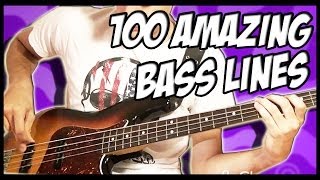 100 Amazing Bass Lines [upl. by Meryl555]