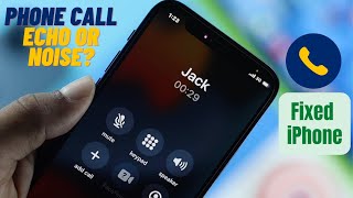 Cell Phone Echo Problem How to Fix Noise iPhone [upl. by Ocsecnarf413]