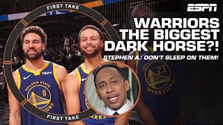 DONT SLEEP ON THE WARRIORS  Stephen A debates Golden State being a dark horse  First Take [upl. by Malvina]