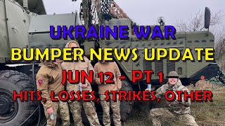 Ukraine War Update BUMPER NEWS 20240612a Pt 1  Overnight amp Other News [upl. by Acimot789]