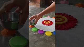 youtubeshorts rangoli viralvideo [upl. by Llednar]