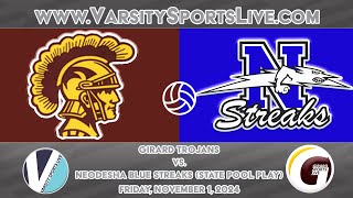 Audio Only Girard Trojans vs Neodesha Blue Streaks State Volleyball Pool Play 1112024 [upl. by Cerelia]