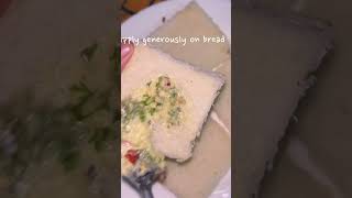 garlicbread easyrecipe snacks breadrecipe shorts asmr aestheticvideo howtomakegarlicbread [upl. by Quirita496]