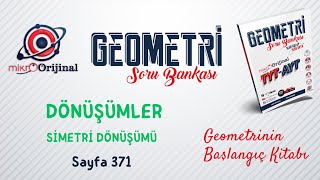 SİMETRİ DÖNÜŞÜMÜ  Dönüşümler  Mikro Orijinal Geometri Soru Bankası [upl. by Inhsor]