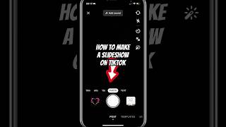 How to make a slideshow on TIkTok shorts [upl. by Grete262]