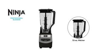 Ninja Blender NJ601AMZ Powerful 1000Watt Blender for Smoothies Salsa and Frozen Drinks [upl. by Eniamaj]