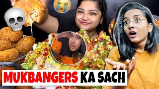 MUKBANGERS ka SACH Khana khake ULTI karte h [upl. by Larkins592]