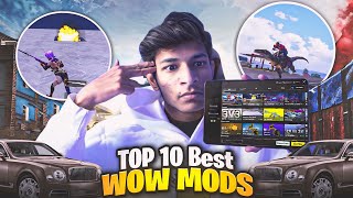 🔥OMG TOP 10 WOW MODS UPCOMING UDATE BGMI  BGMI 31 UPDATE MODS  LegendX [upl. by Sosthena391]