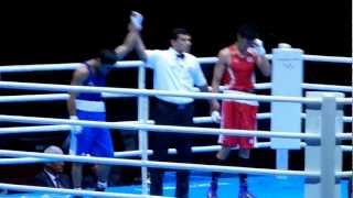 Satoshi Shimizu vs Magomed Abdulhamidov  Bantamweight Olympic Boxing 2012 [upl. by Janice659]