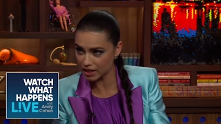 Adriana Lima Addresses The Justin Bieber Rumor  WWHL [upl. by Jonme]